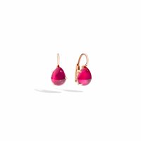 Orecchini Pomellato Donna Rouge Passion in Oro rosa Rubino O.B505/9/SR - O.B505/9/SR